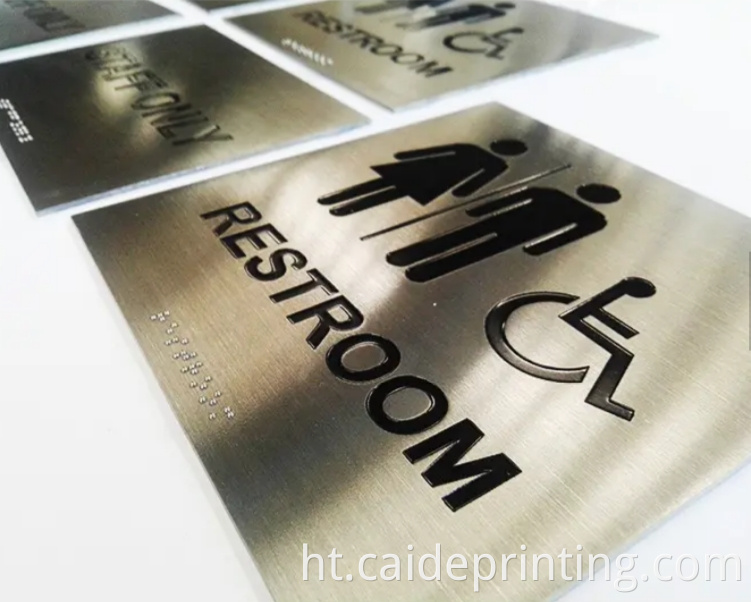 siy koutim bray braille custom signs